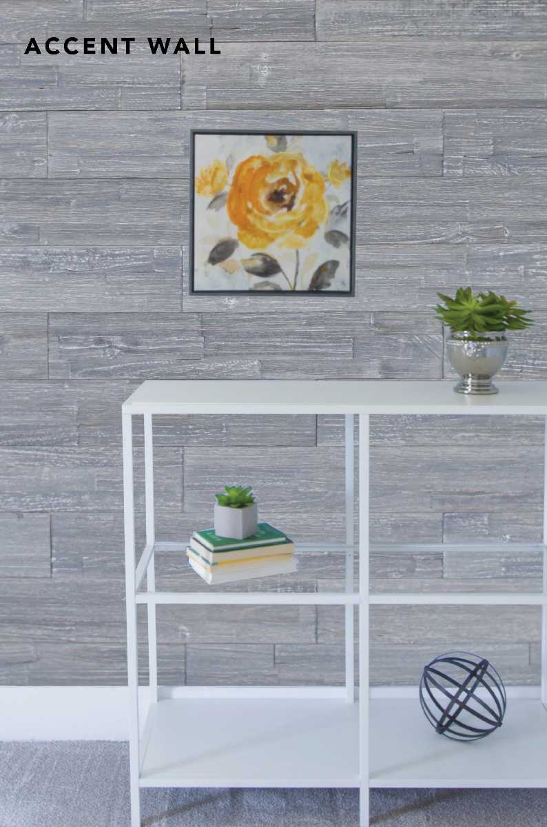 Driftwood "Brushed Grain" - 7 panels, approx. 1 m²