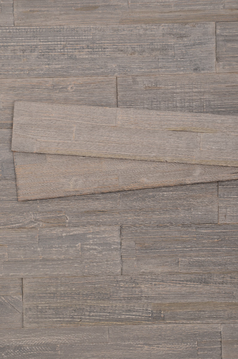 Driftwood "Brushed Grain" - 7 panels, approx. 1 m²