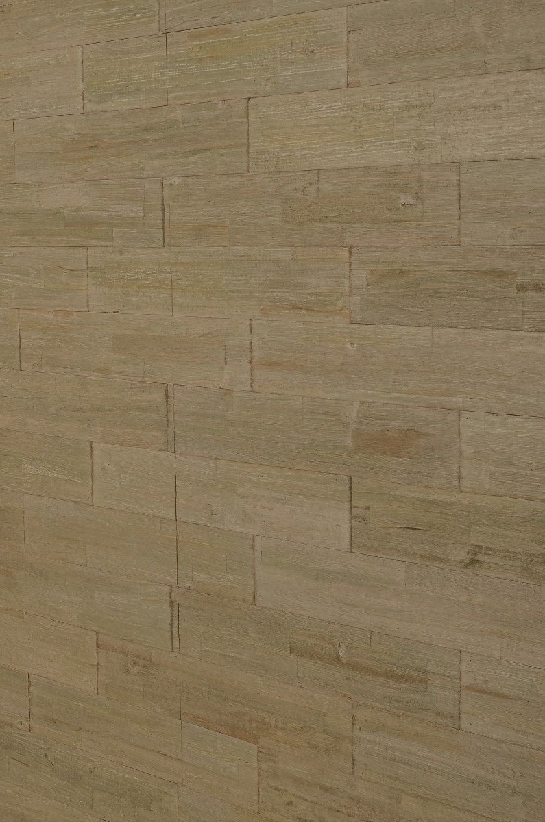 Green Tea "Brushed Grain" - 7 panels, approx. 1 m²