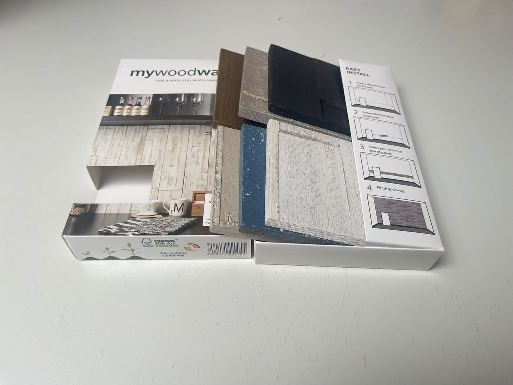 mywoodwall Arcadian Sample Box – wall panels to test &amp; experience
