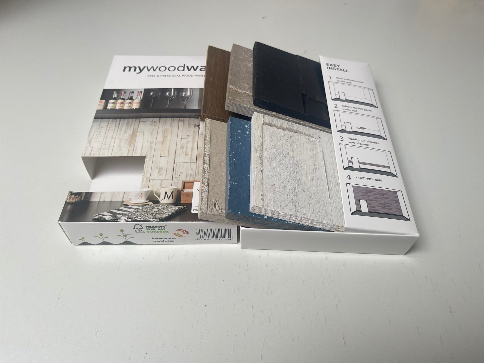 mywoodwall Arcadian Sample Box – wall panels to test &amp; experience