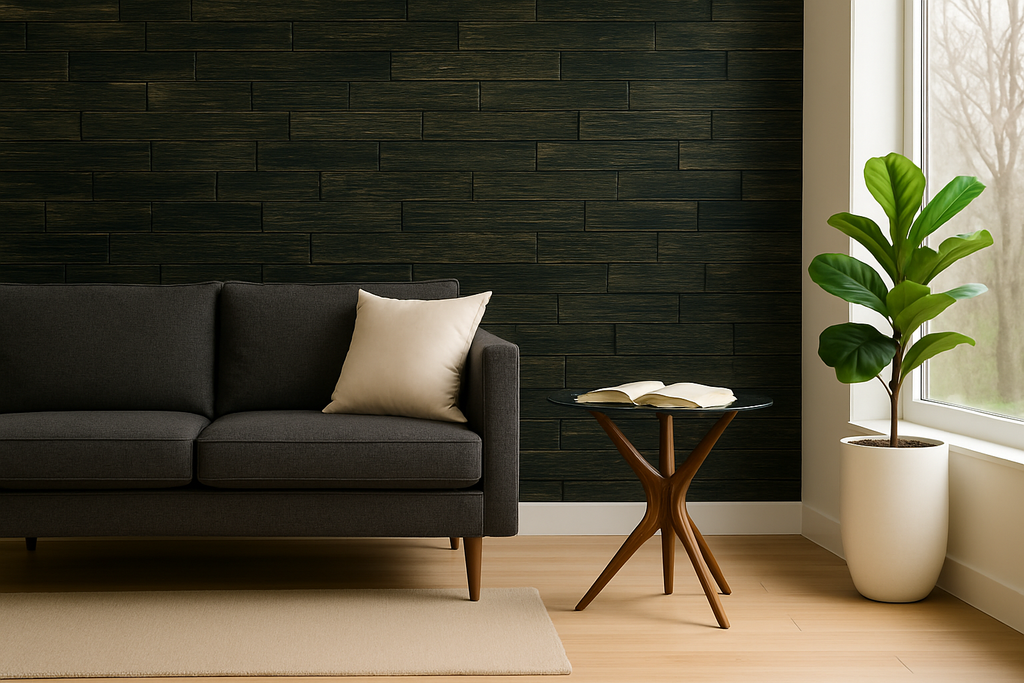 Anthracite "Brushed Grain" - 7 panels, approx. 1 m²